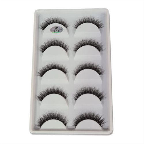 Cílios 3D com 5 Pares Tipo:S02| Cílios 3D com 5 Pares Tipo:S02|